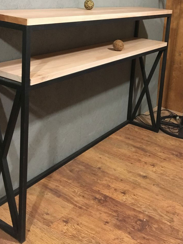 Стол консольный в стиле лофт GES-372 купить Стол консольный в стиле лофт GES-372